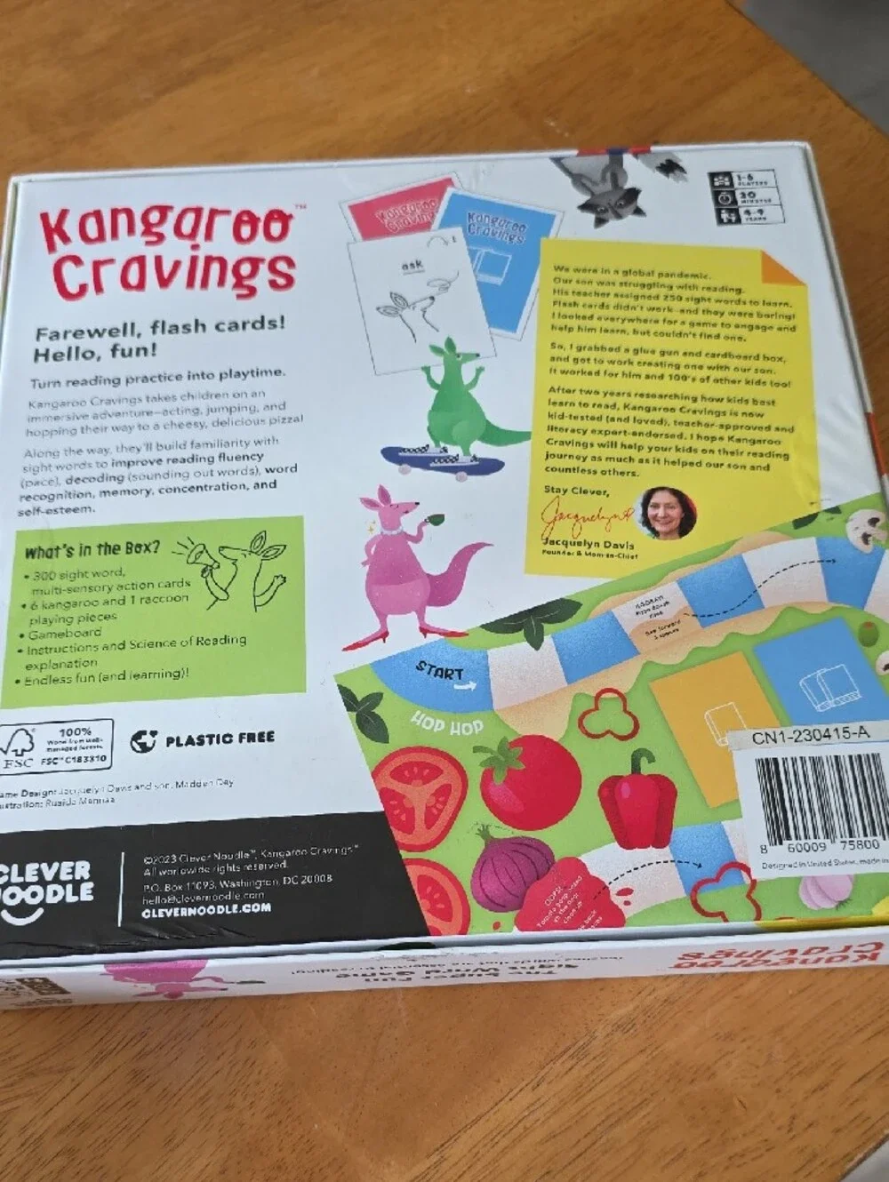 Kids Sight Word Game -Kangaroo Cravings